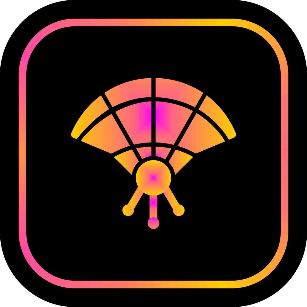 Hand Fan Icon Design vector