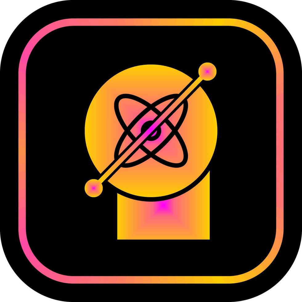 Gyroscope Icon Design vector