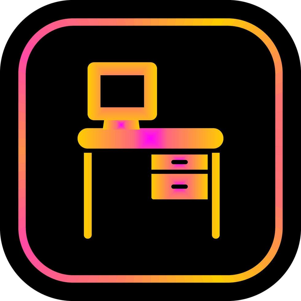 Desk Icon Design vector