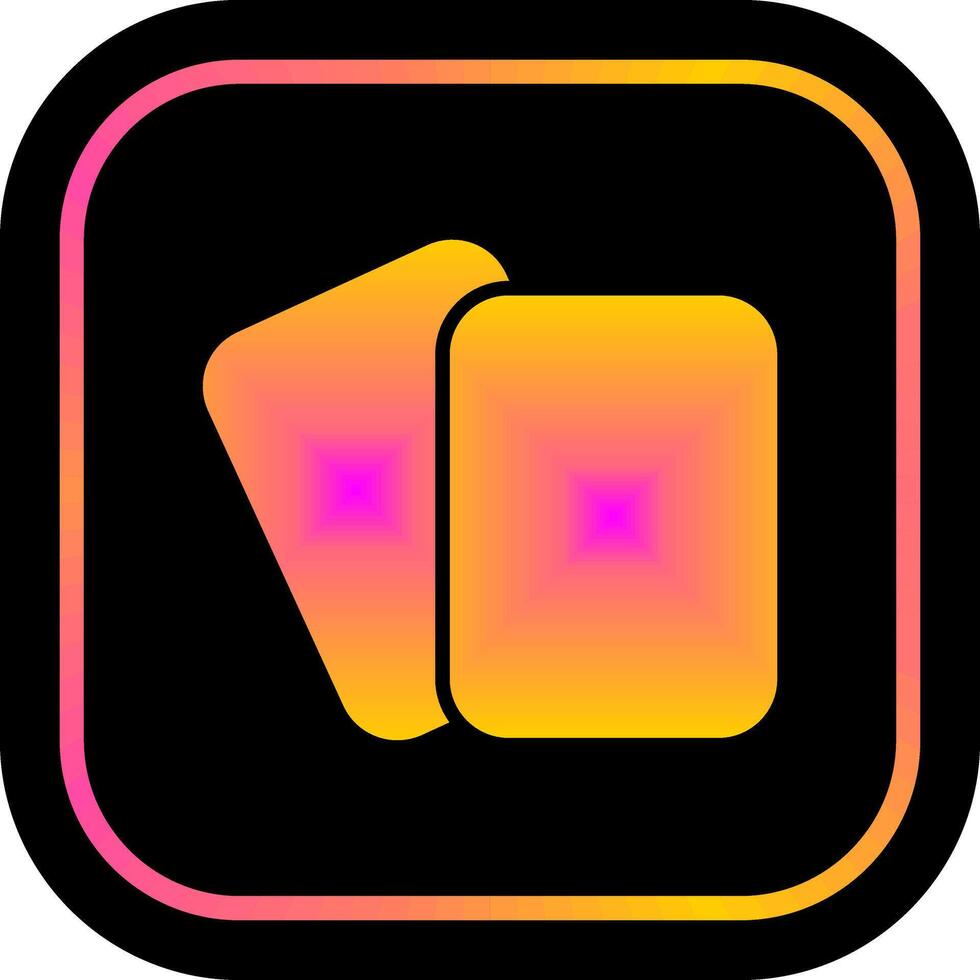Playing Card Icon Design vector