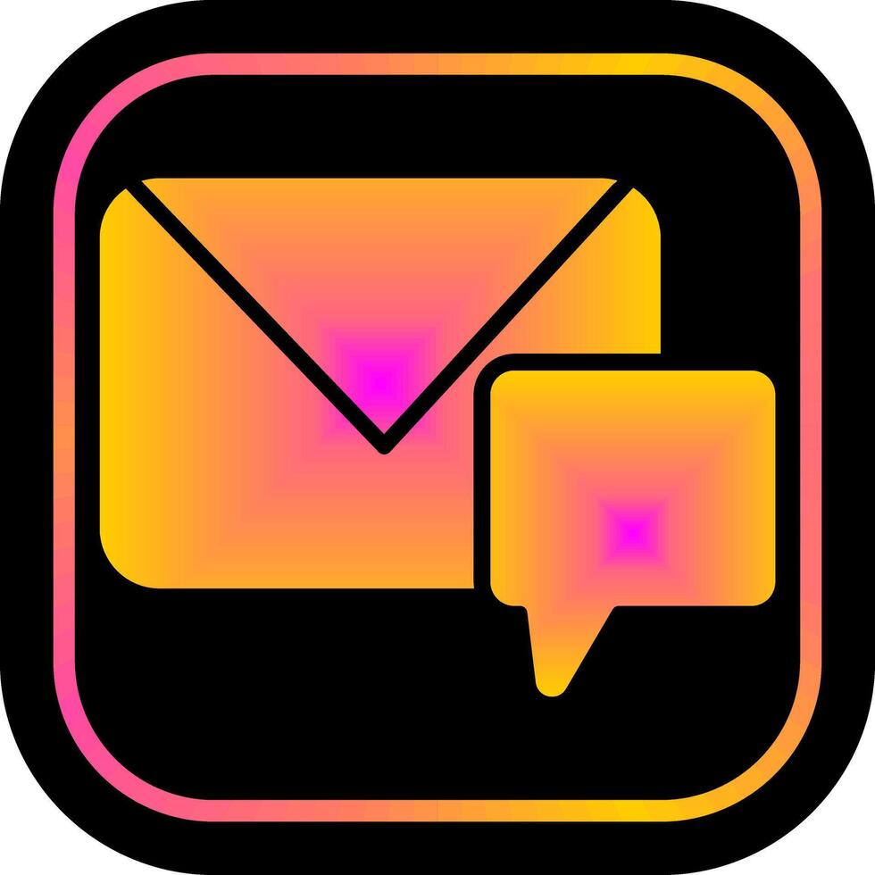 Message Icon Design vector