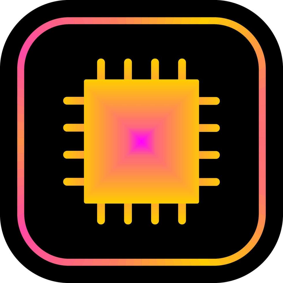 Chip Icon Design vector