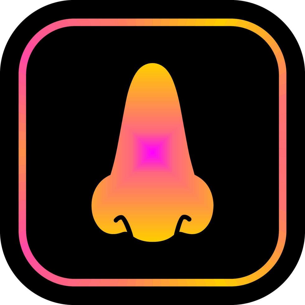 Nose Icon Design vector