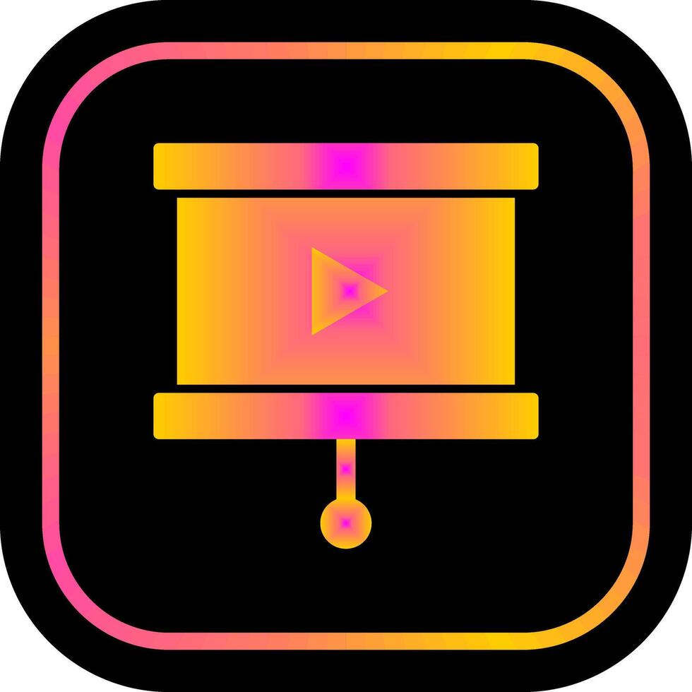 Slideshow Icon Design vector