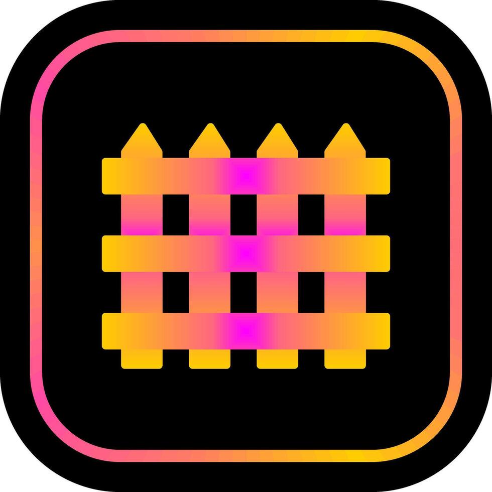 Fence Icon Design vector