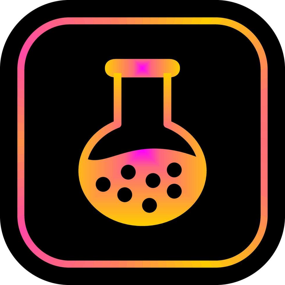 Acidic Liquid Icon Design vector