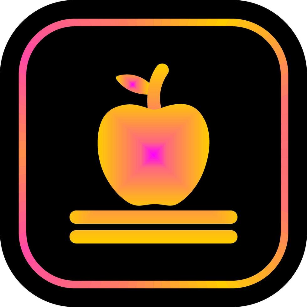 diseño de icono de manzana vector