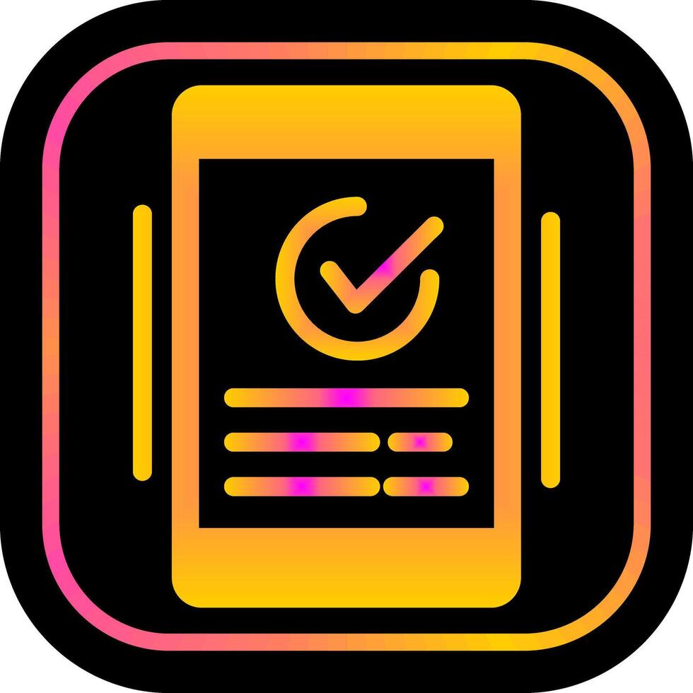 Order Confirmed Icon Design vector