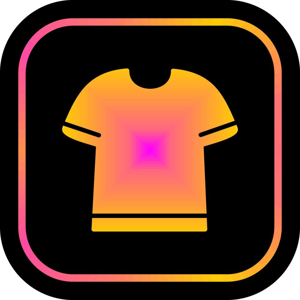 T Shirt with Lines Icon vector