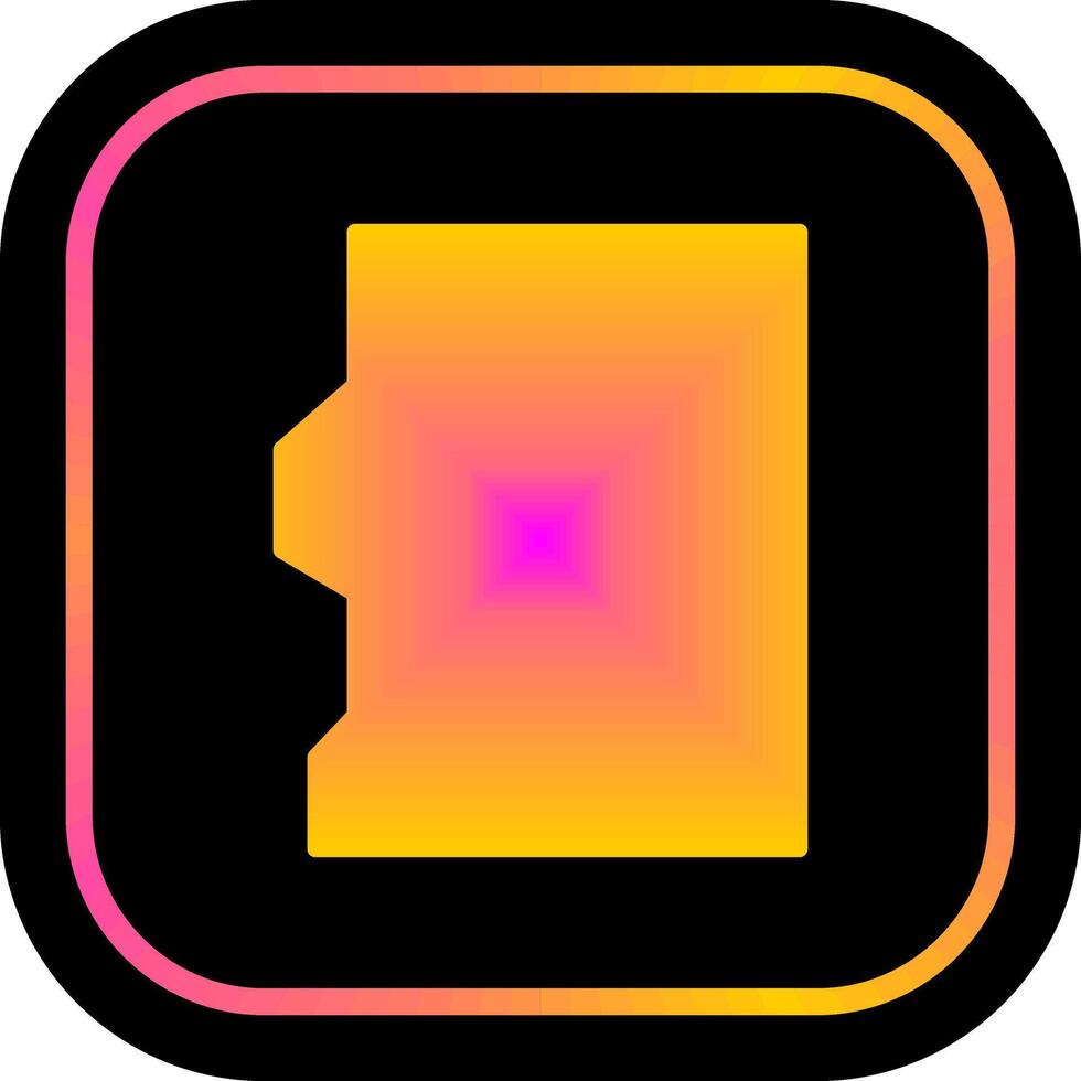SD Card Icon Design vector