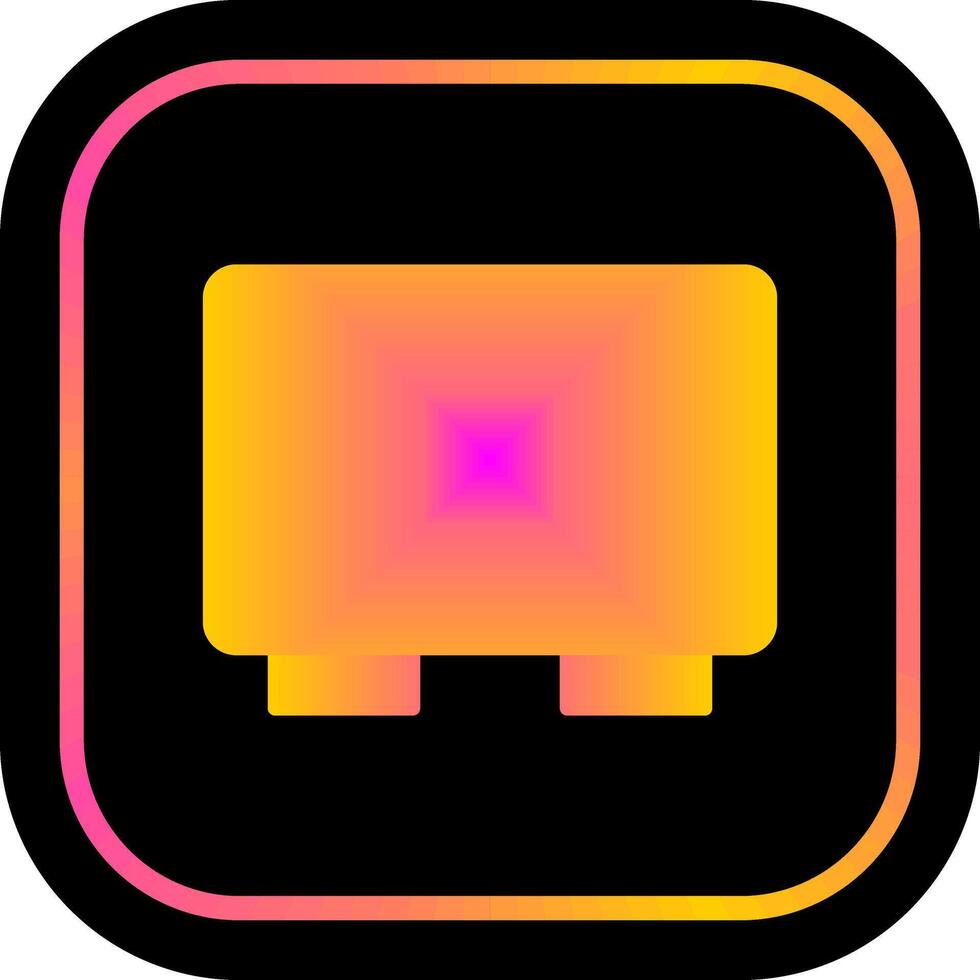 Oscilloscope Icon Design vector