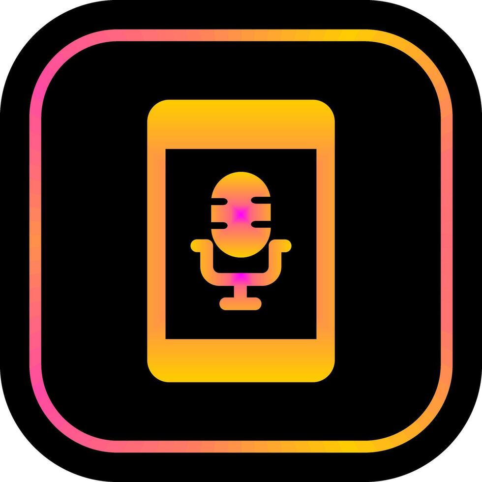 Mic Icon Design vector