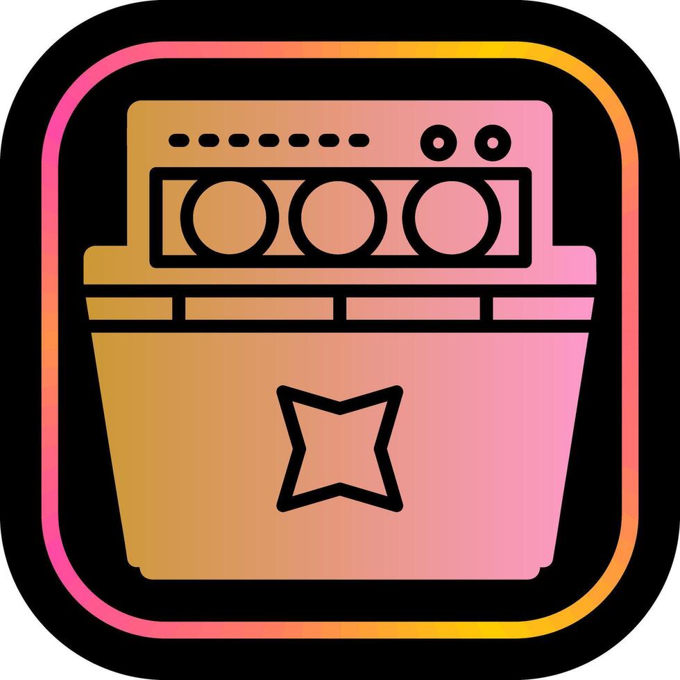 Dishwasher Icon Design vector