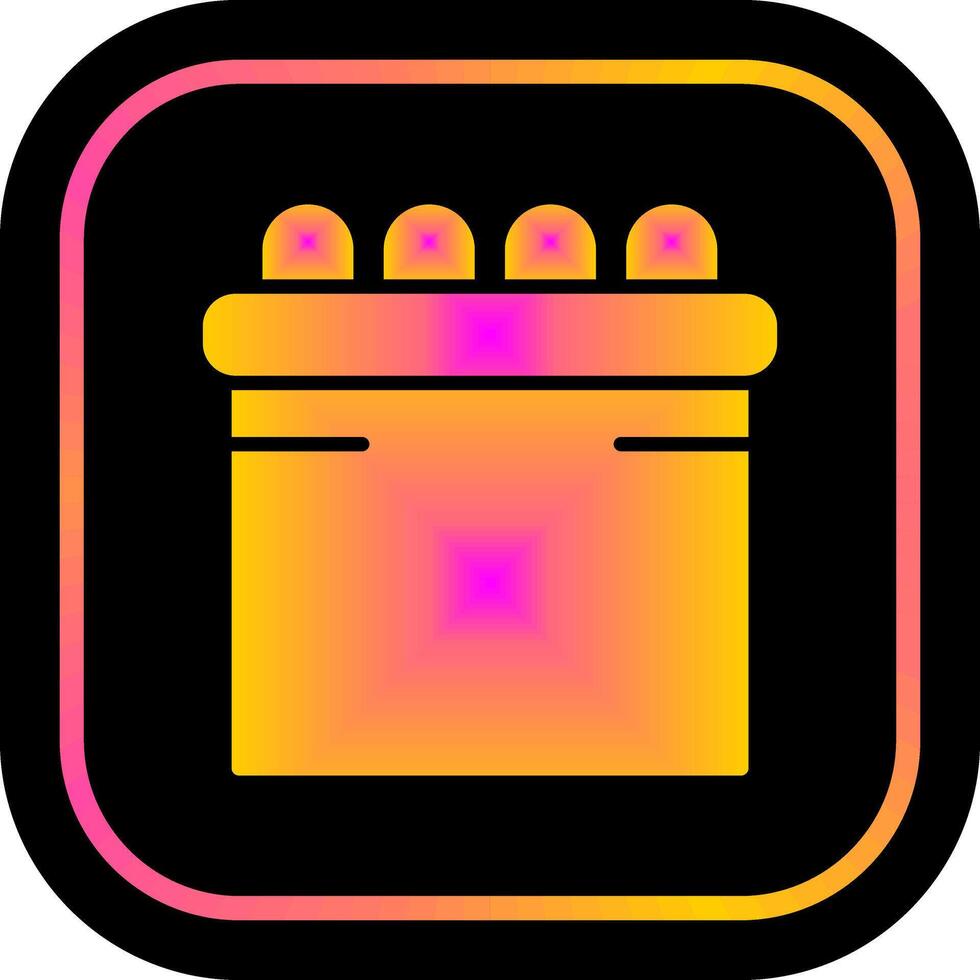 Batteries Icon Design vector