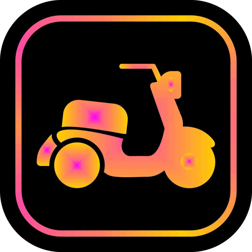 diseño de icono de scooter vector