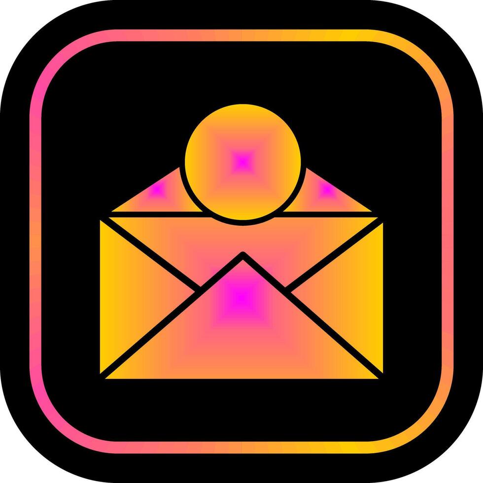 Mail Coin Icon Design vector
