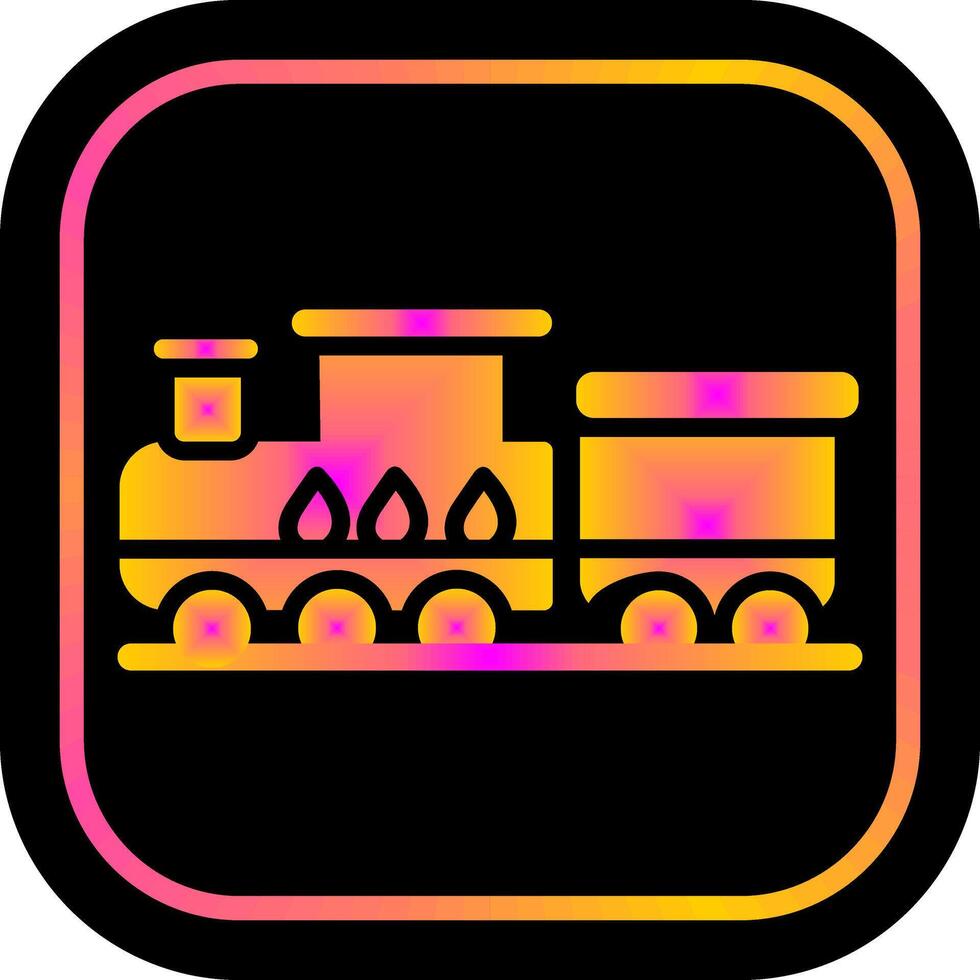 ecología tren icono diseño vector