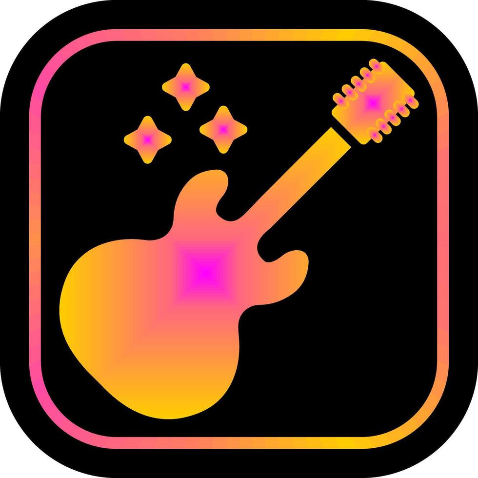 diseño de icono de guitarra vector