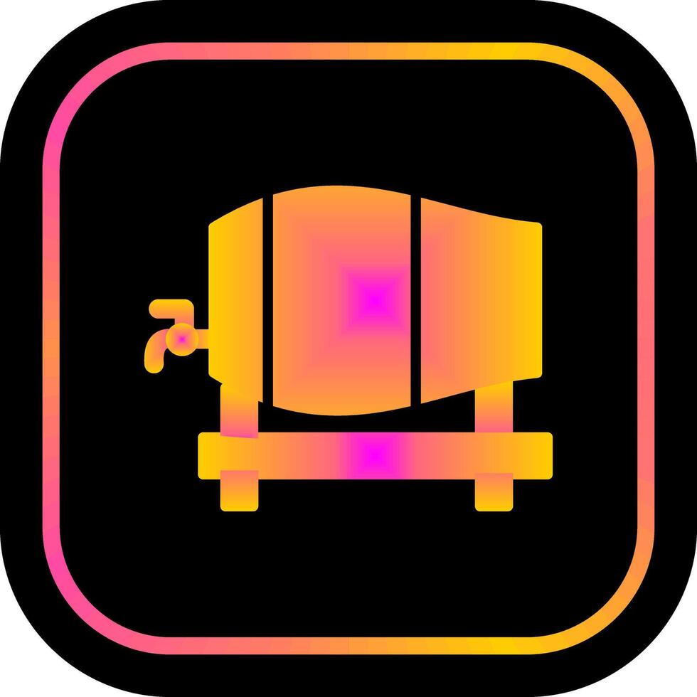 Barrel with Tap Icon vector