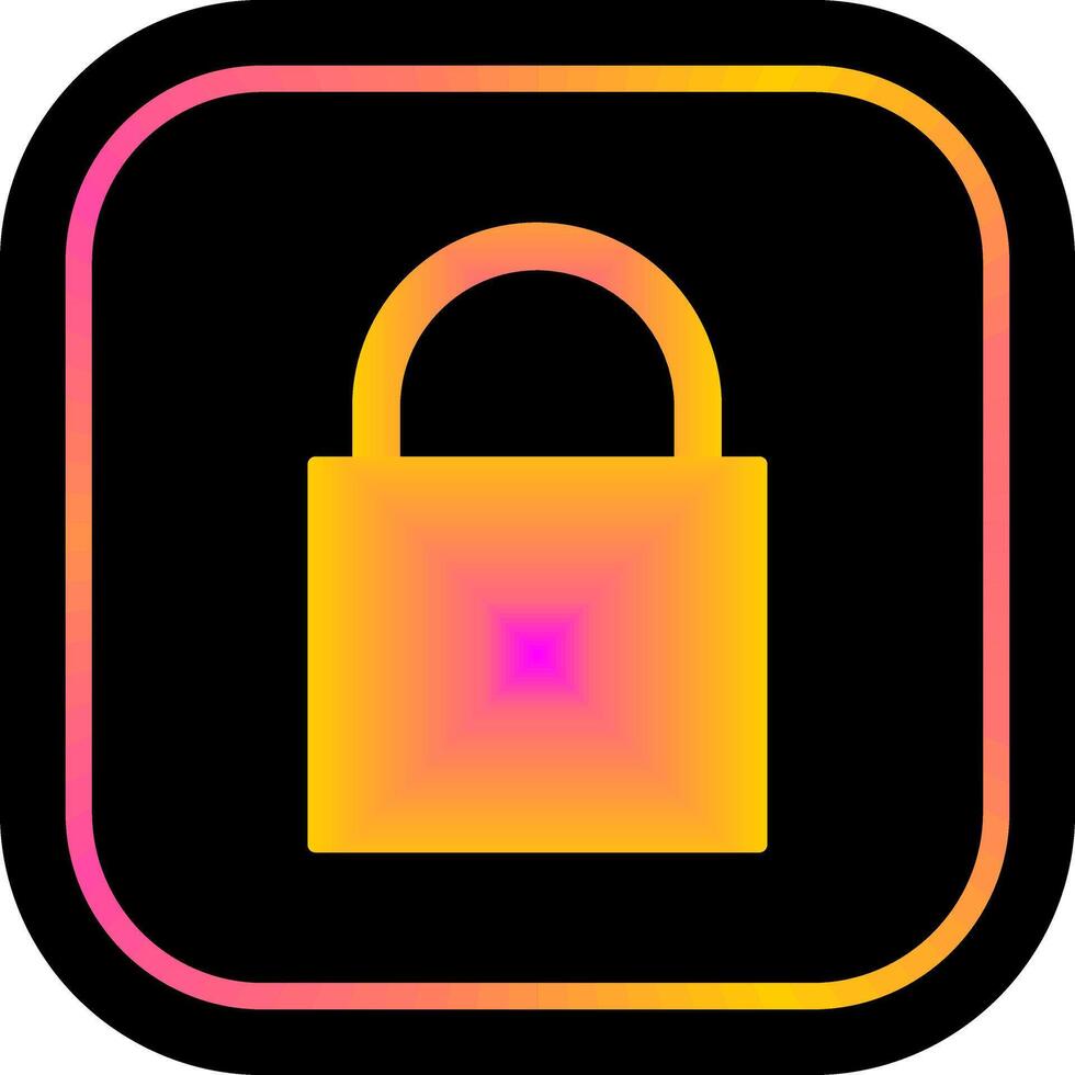 Padlock Icon Design vector