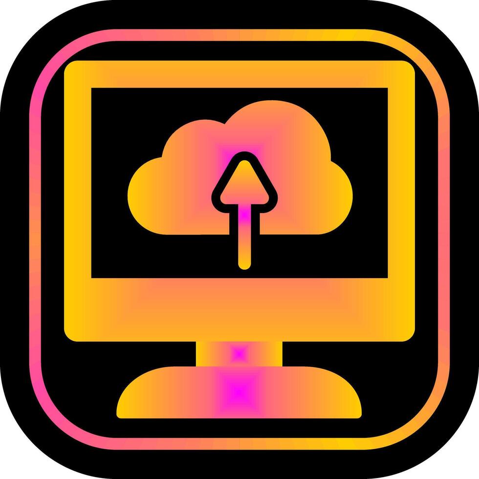 Cloud Backup Icon Design vector