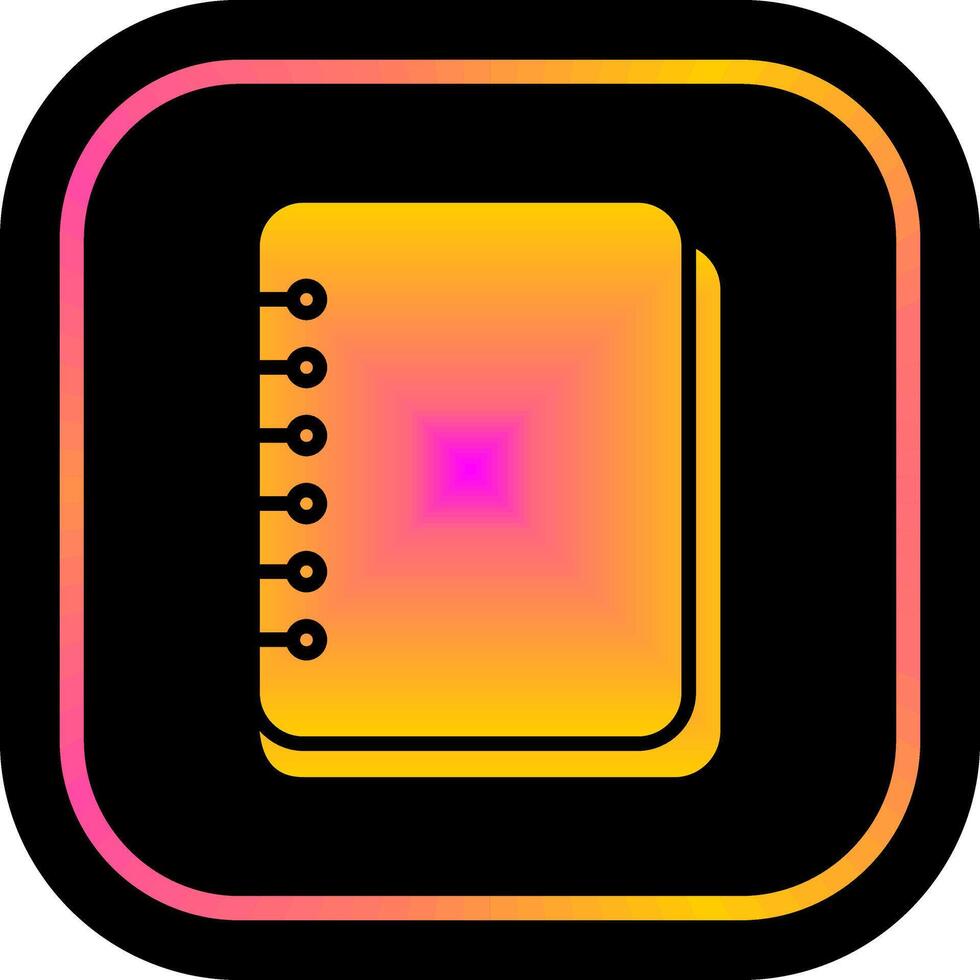 Notebook And Pen Icon vector