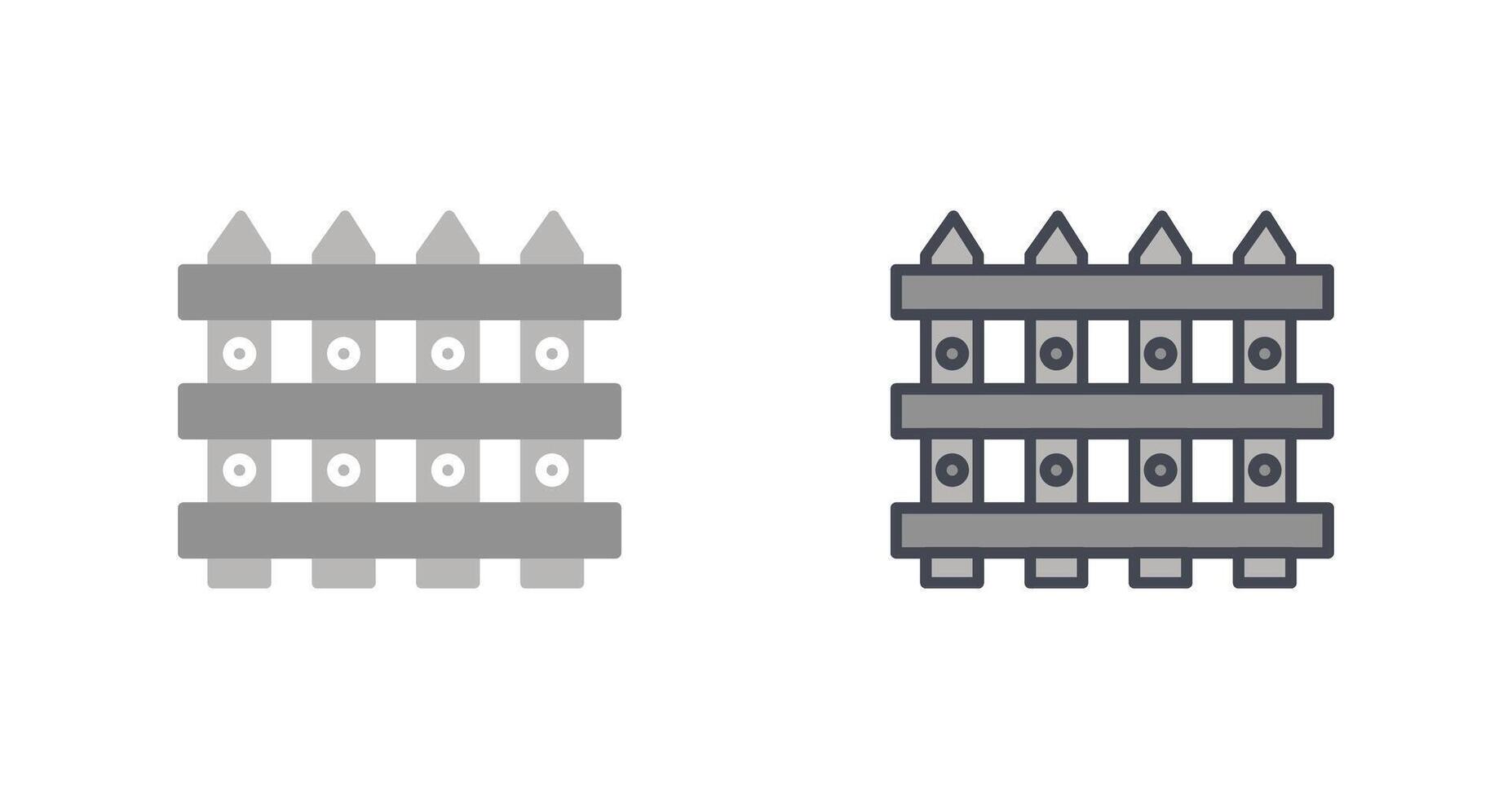 Fence Icon Design vector