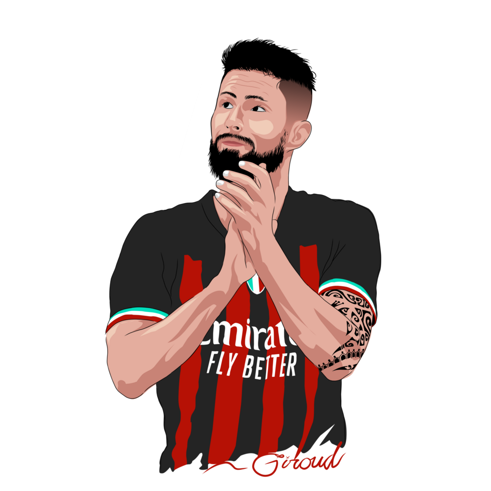 Professional footballer Olivier Giroud png