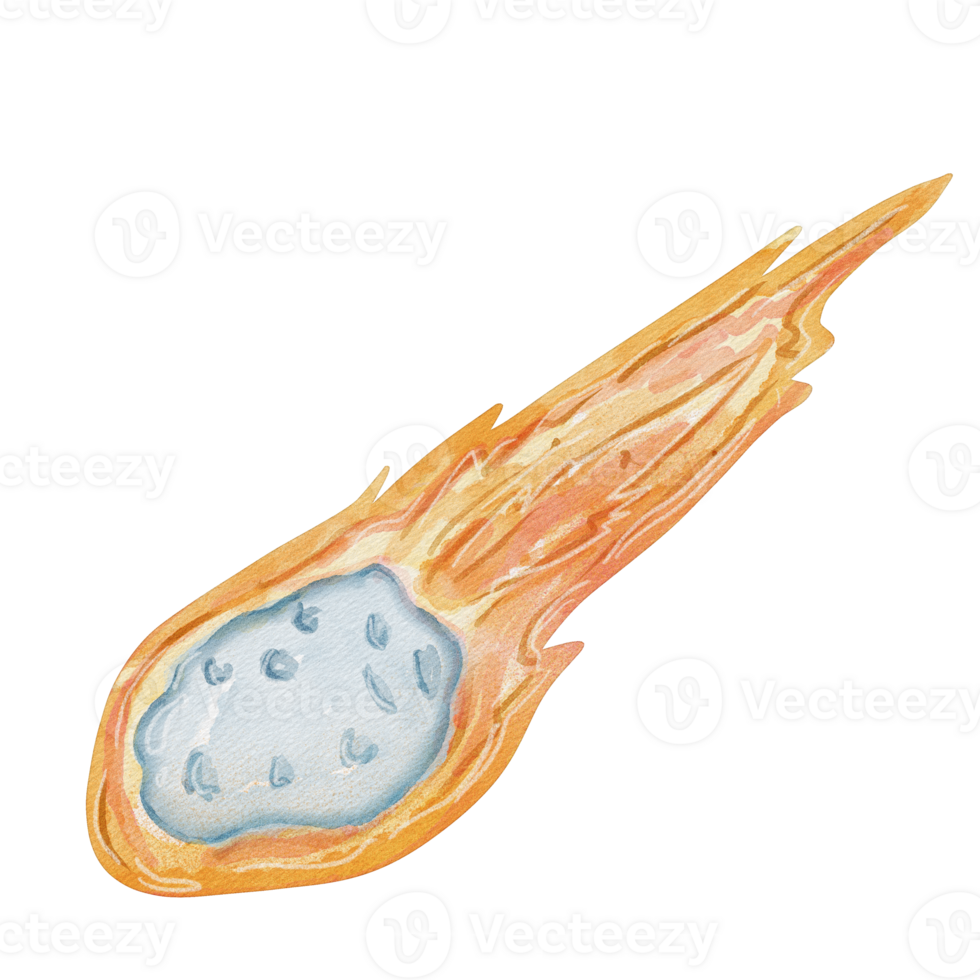 Aquarell Komet Gemälde Clip Kunst png