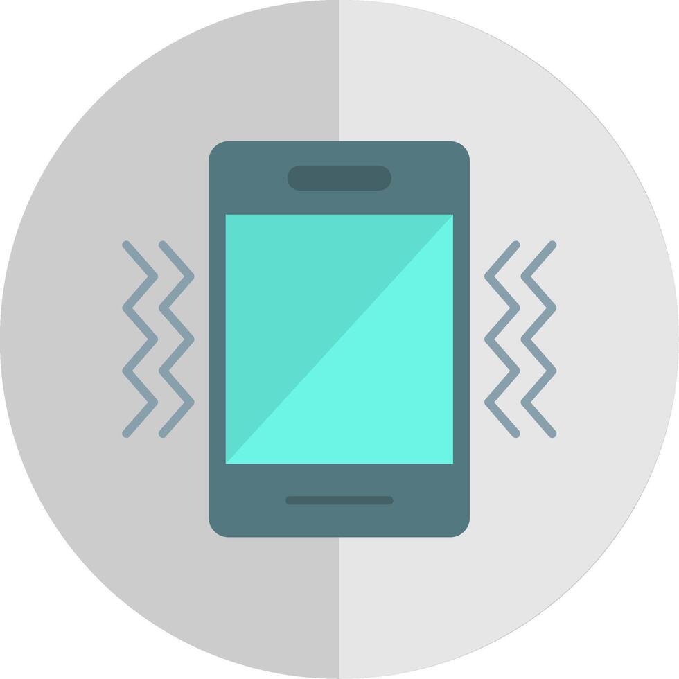 Vibration Flat Scale Icon vector