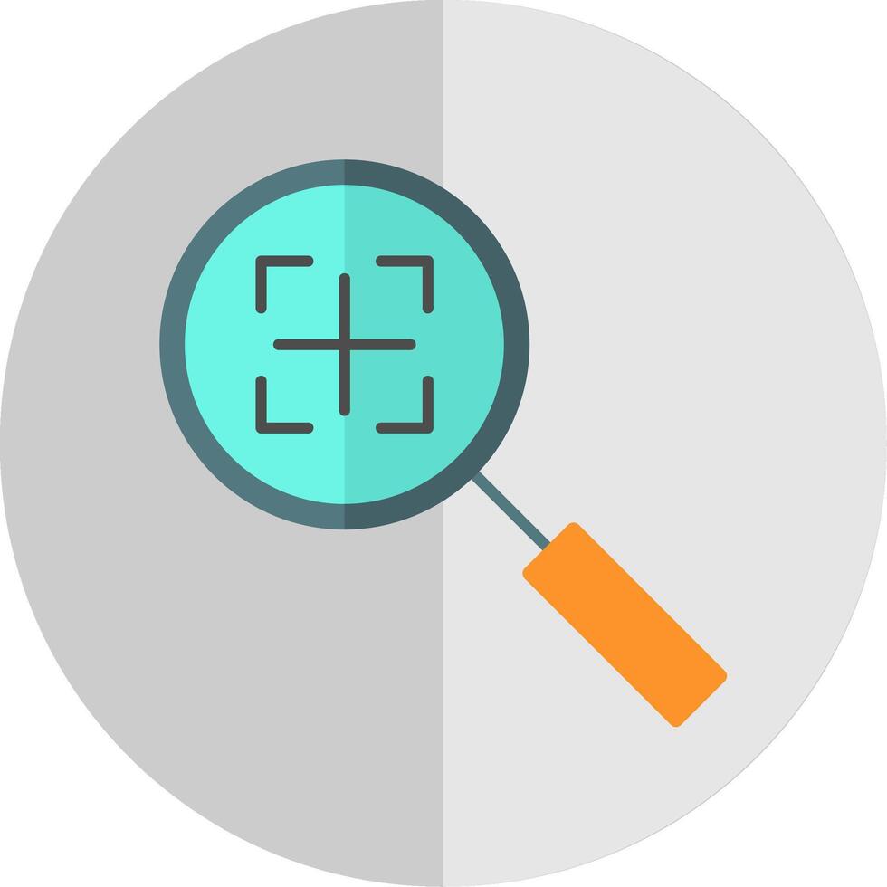 Search Flat Scale Icon vector