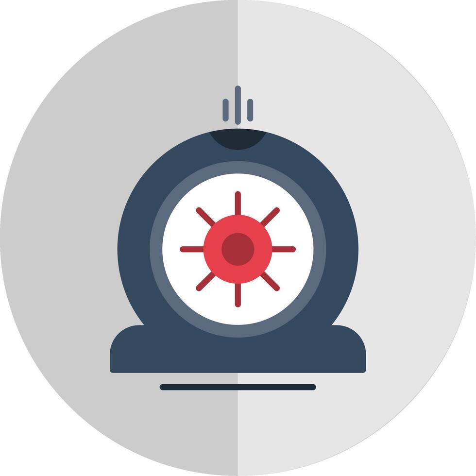 Flat Tire Flat Scale Icon vector
