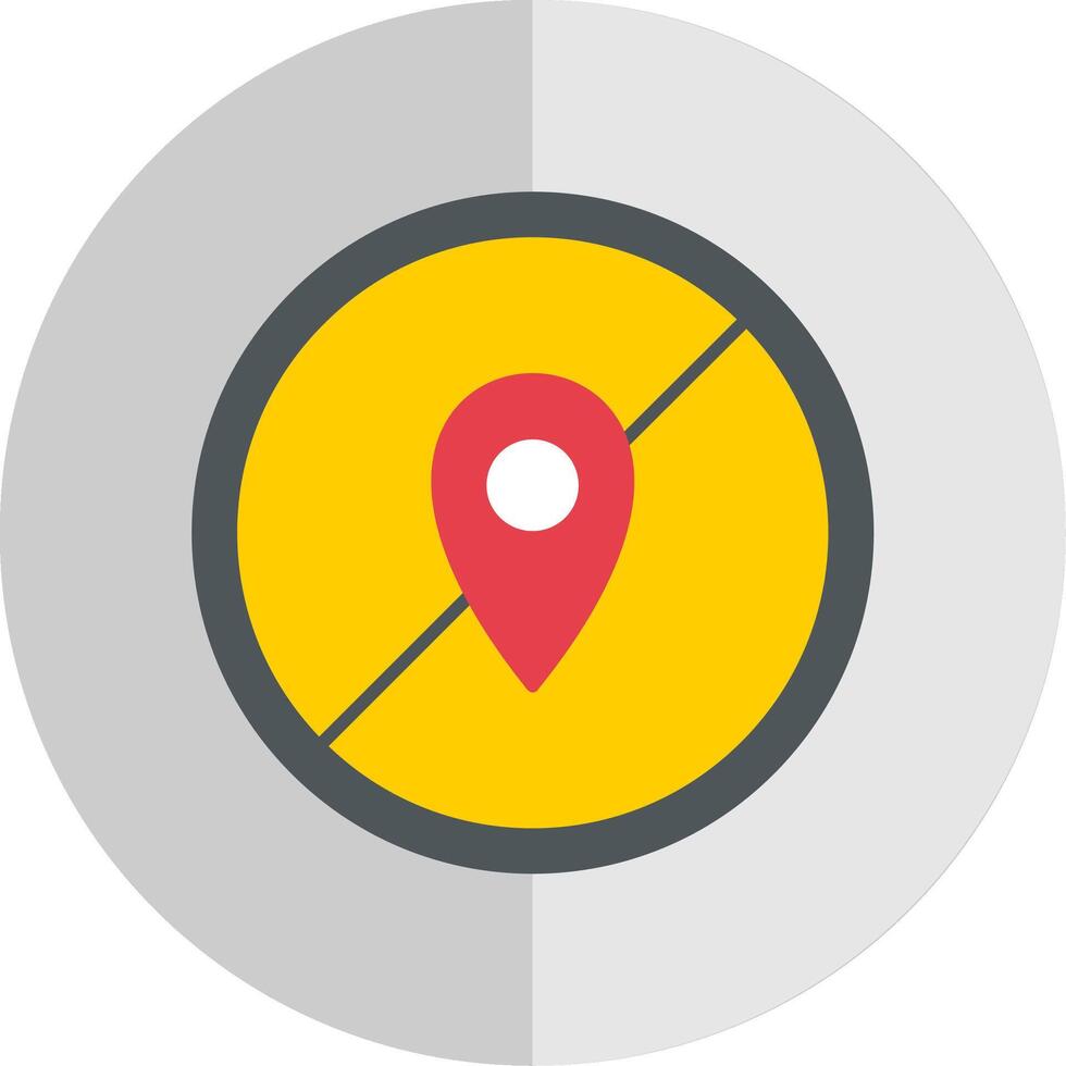 Avoid Flat Scale Icon vector