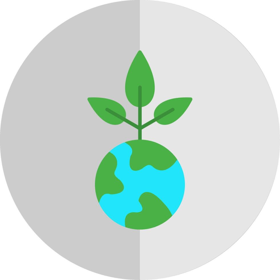 Earth Day Flat Scale Icon vector