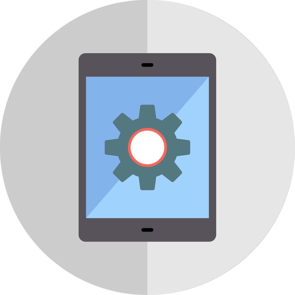 Technology Flat Scale Icon vector