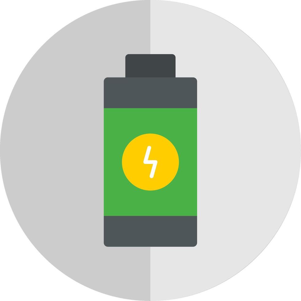 Battery Flat Scale Icon vector