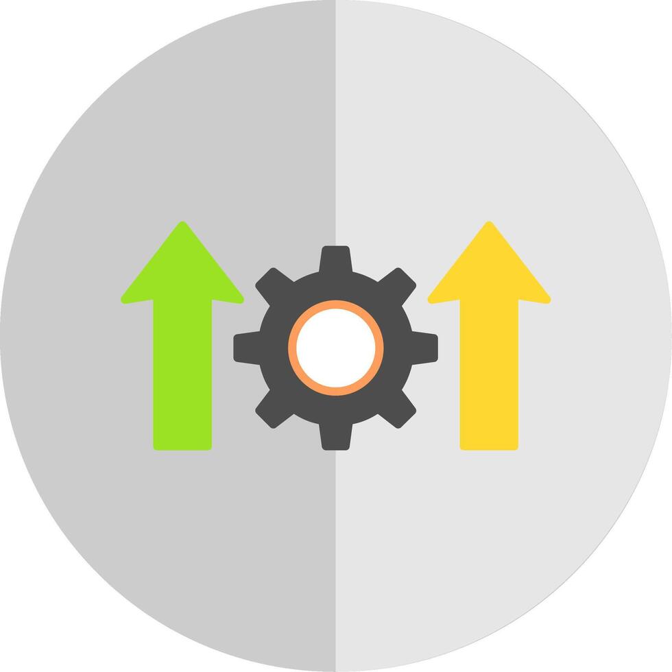 Automation Flat Scale Icon vector