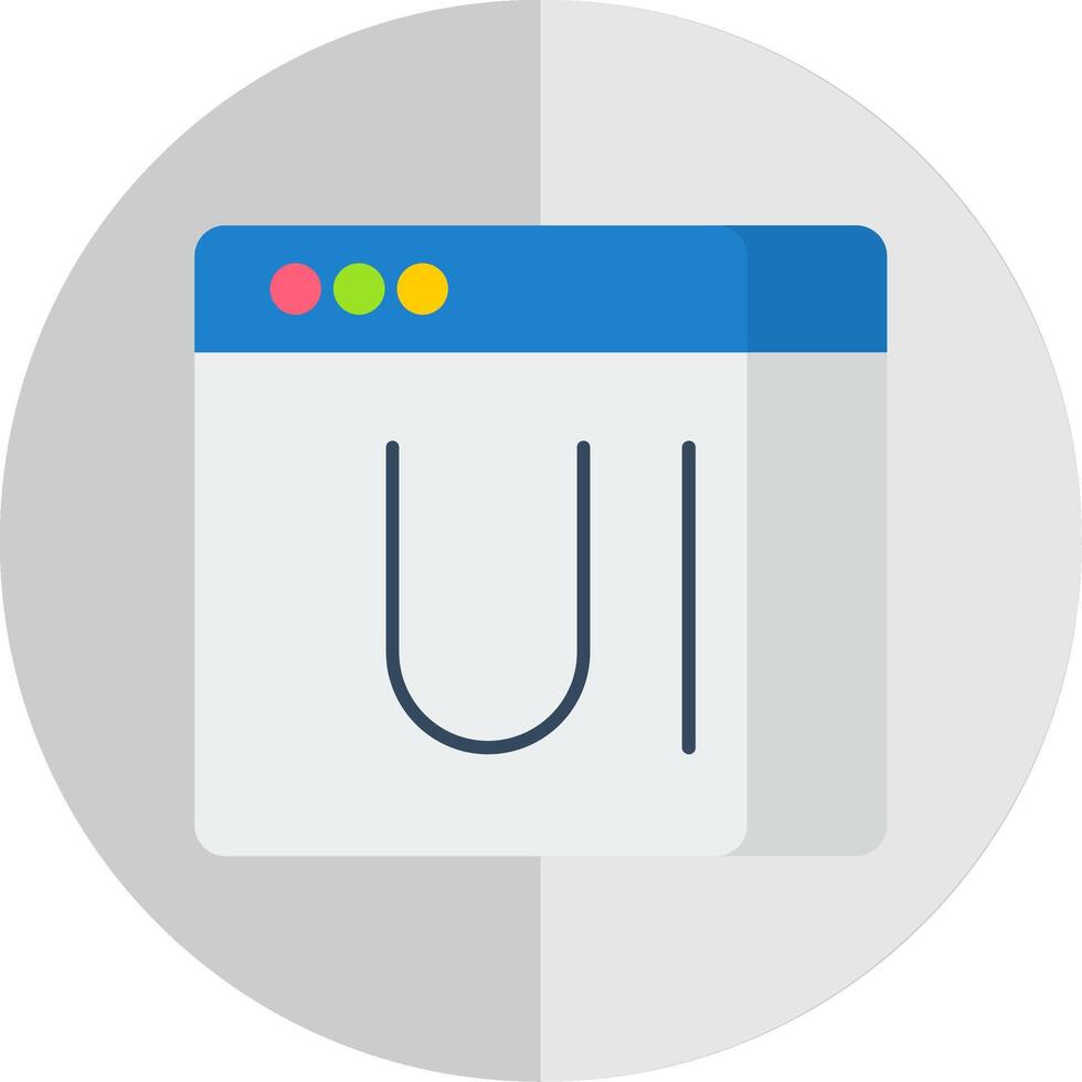 Ui Flat Scale Icon vector