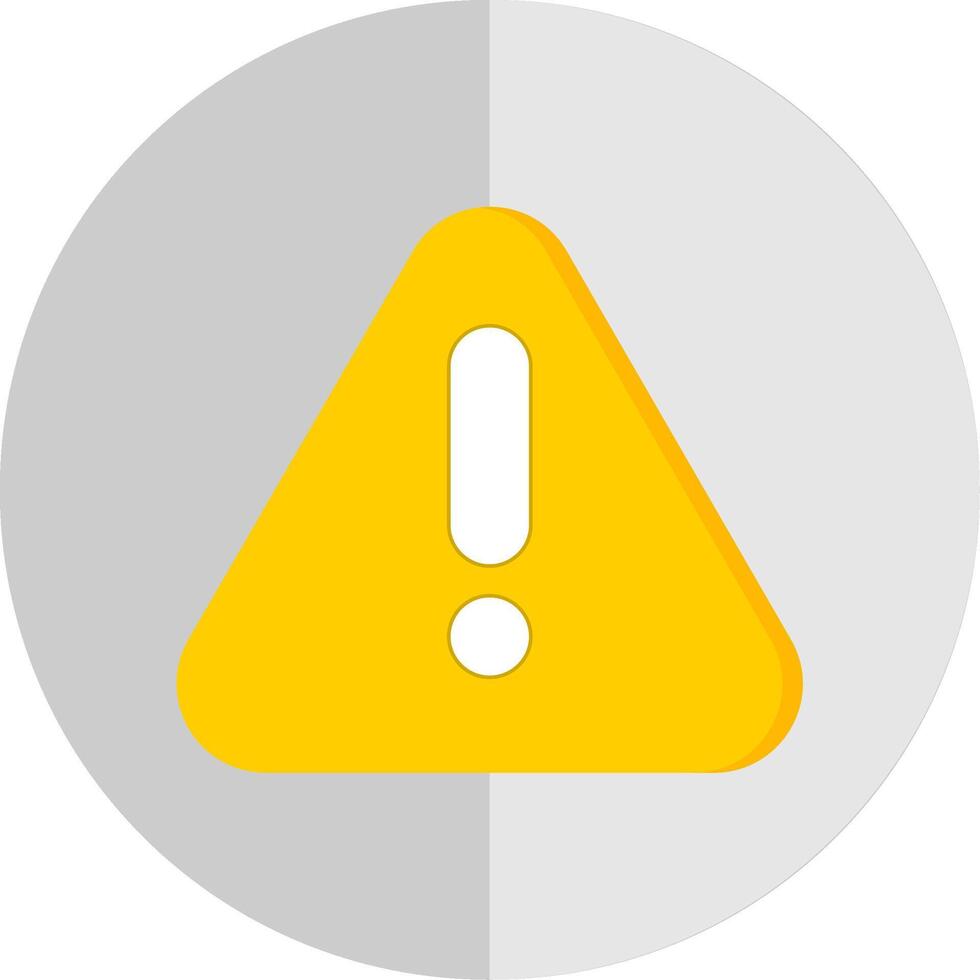 Alert Flat Scale Icon vector