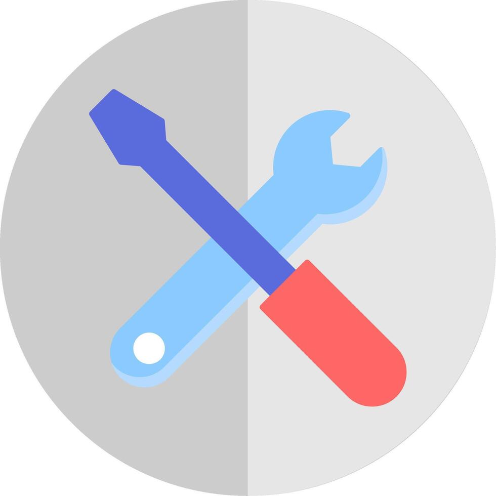 Maintenace Flat Scale Icon vector