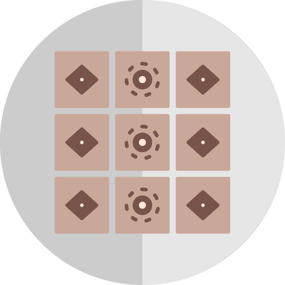 Tiles Flat Scale Icon vector