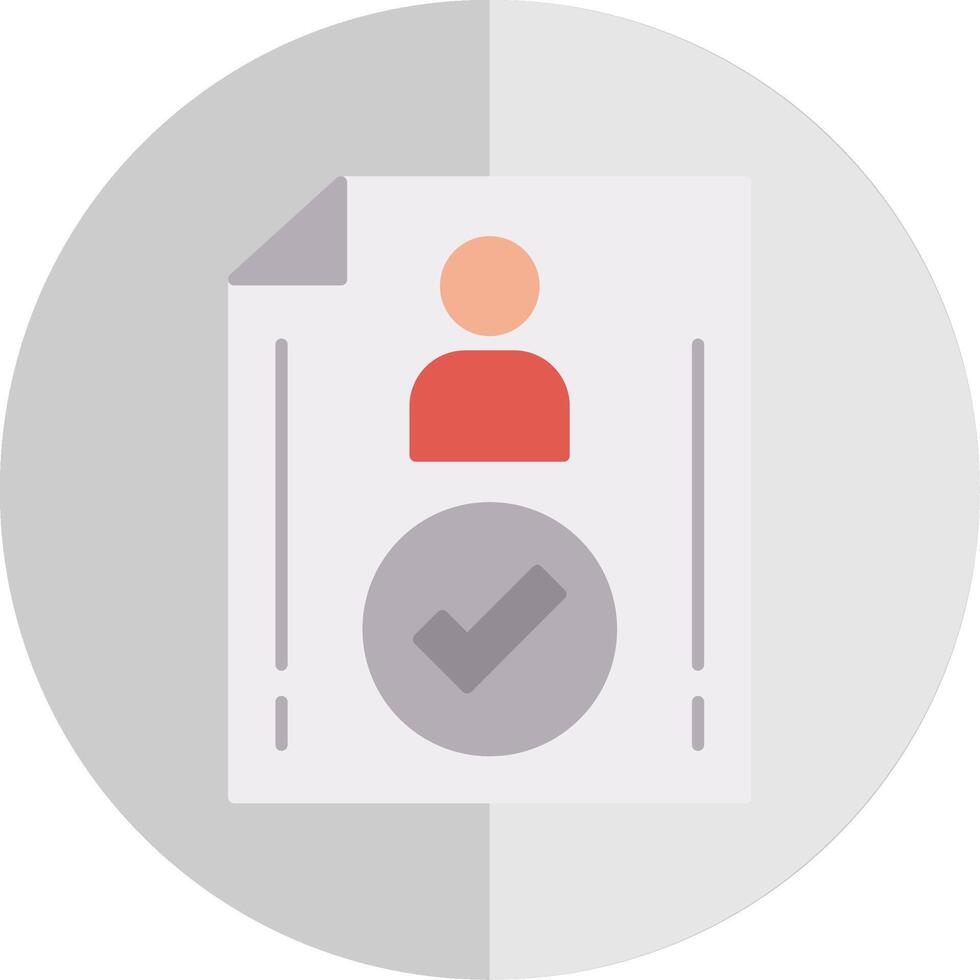 Verified Flat Scale Icon vector