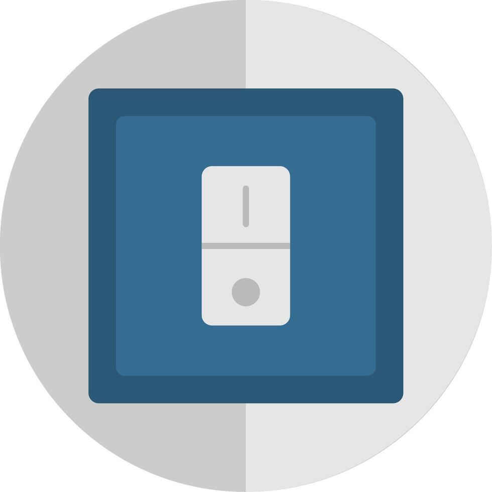 Switcher Flat Scale Icon vector