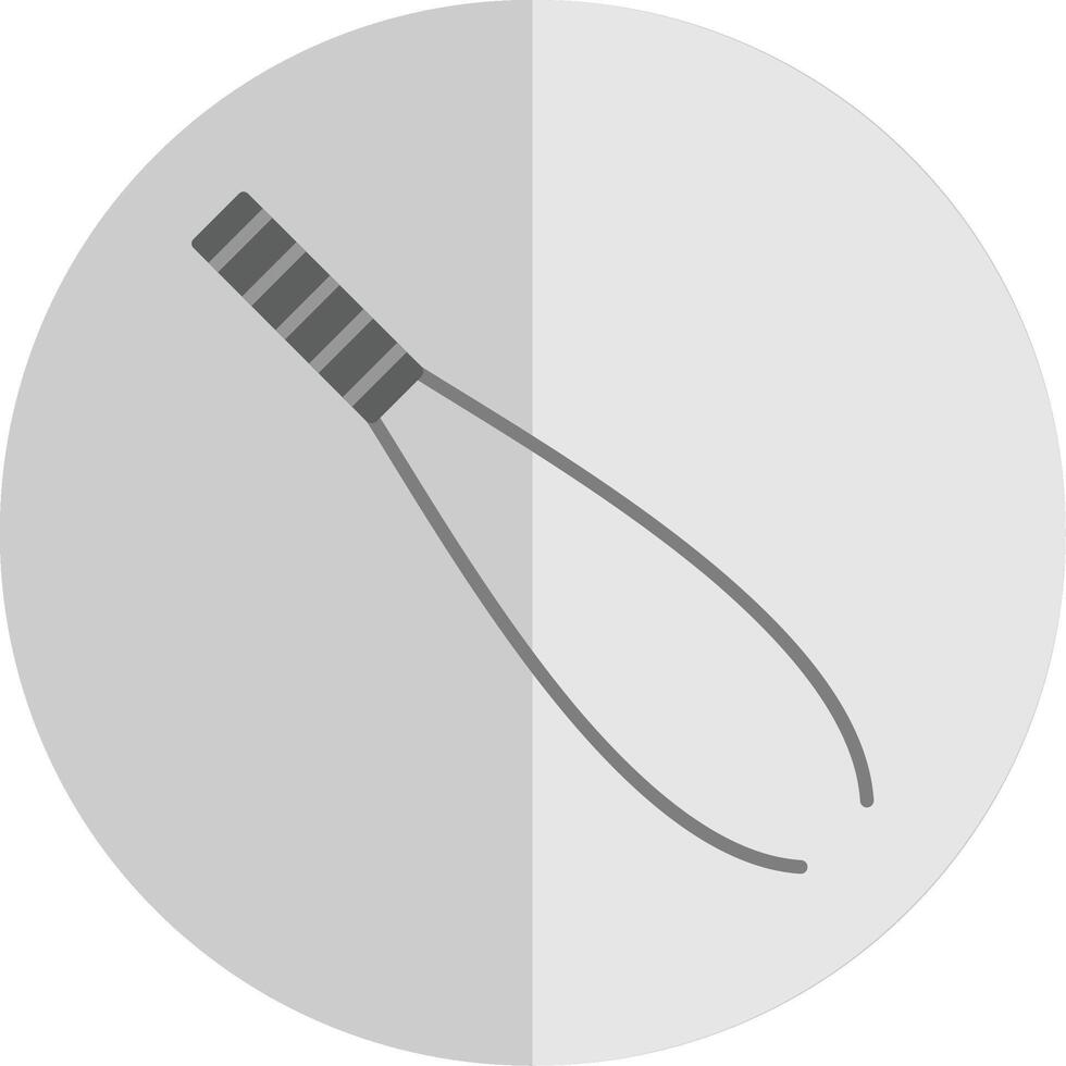 Tweezers Flat Scale Icon vector