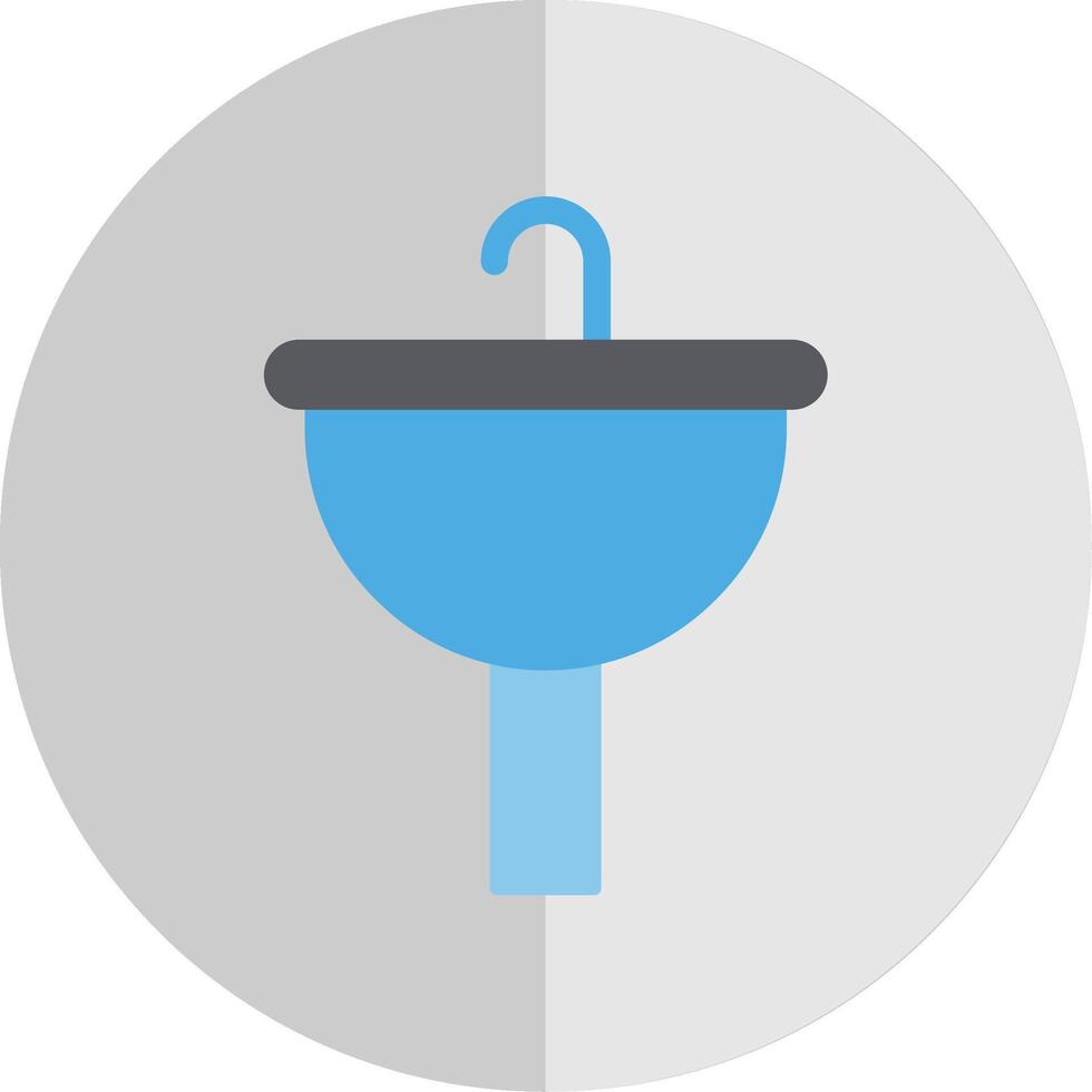 Sinking Flat Scale Icon vector