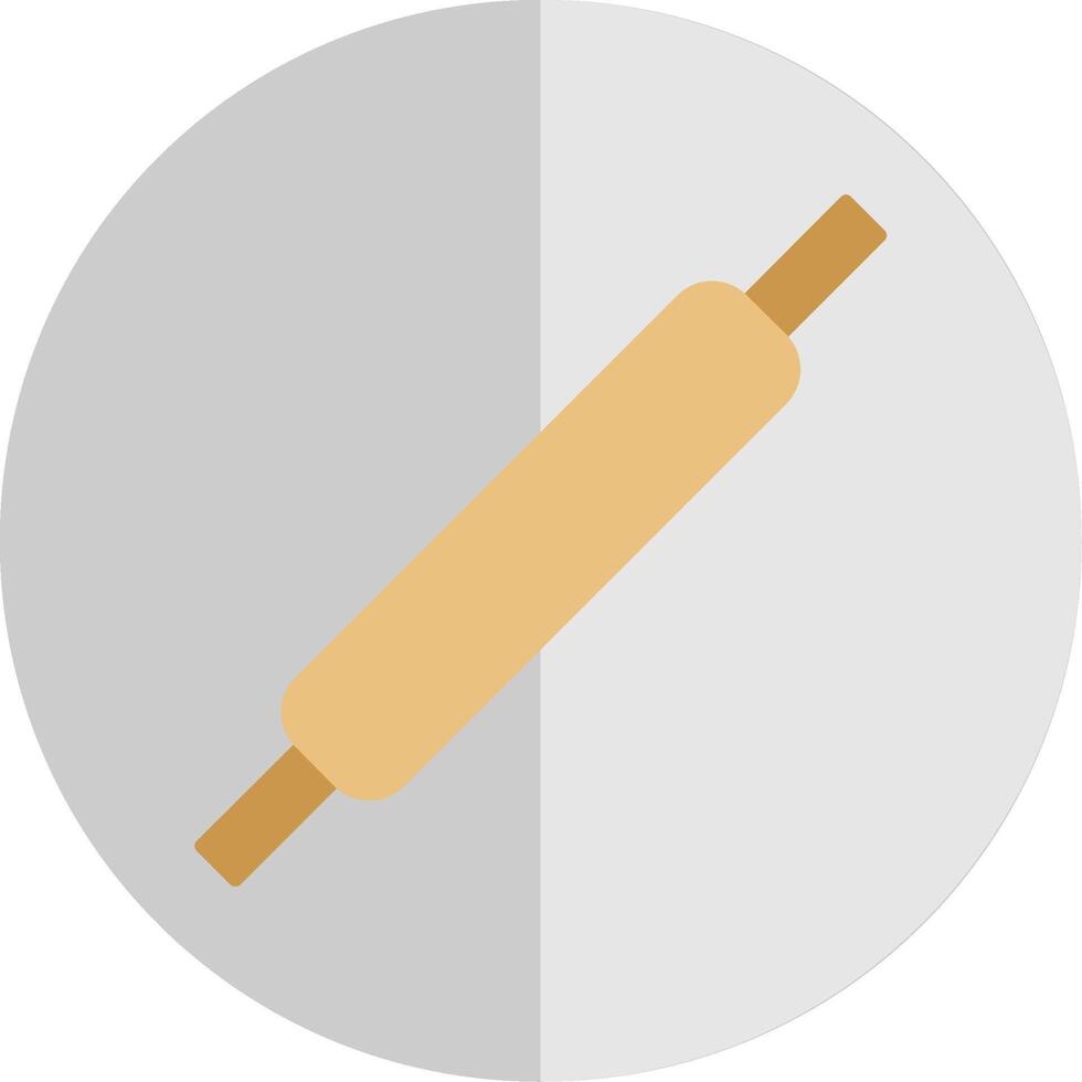 Rolling Pins Flat Scale Icon vector