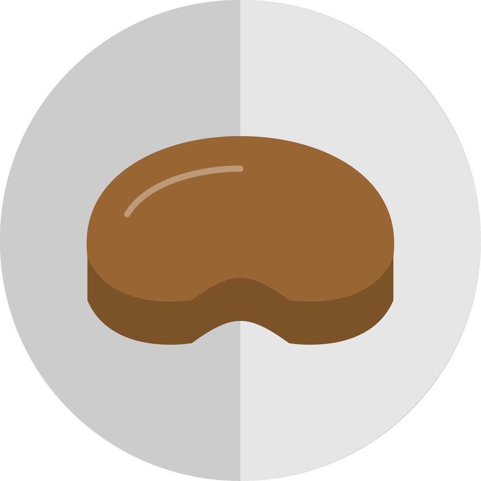 Steak Flat Scale Icon vector