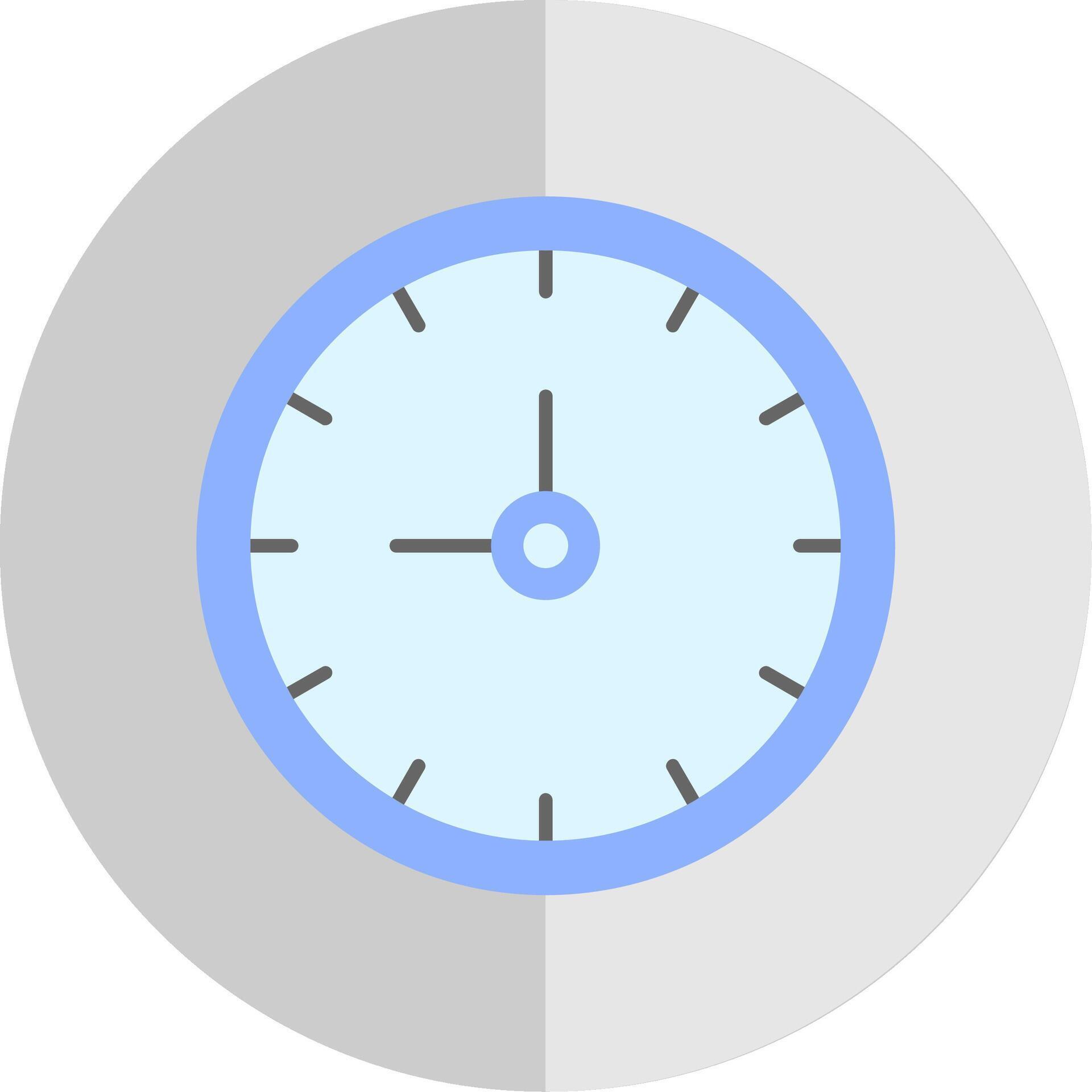 Clock Flat Scale Icon 42932005 Vector Art at Vecteezy