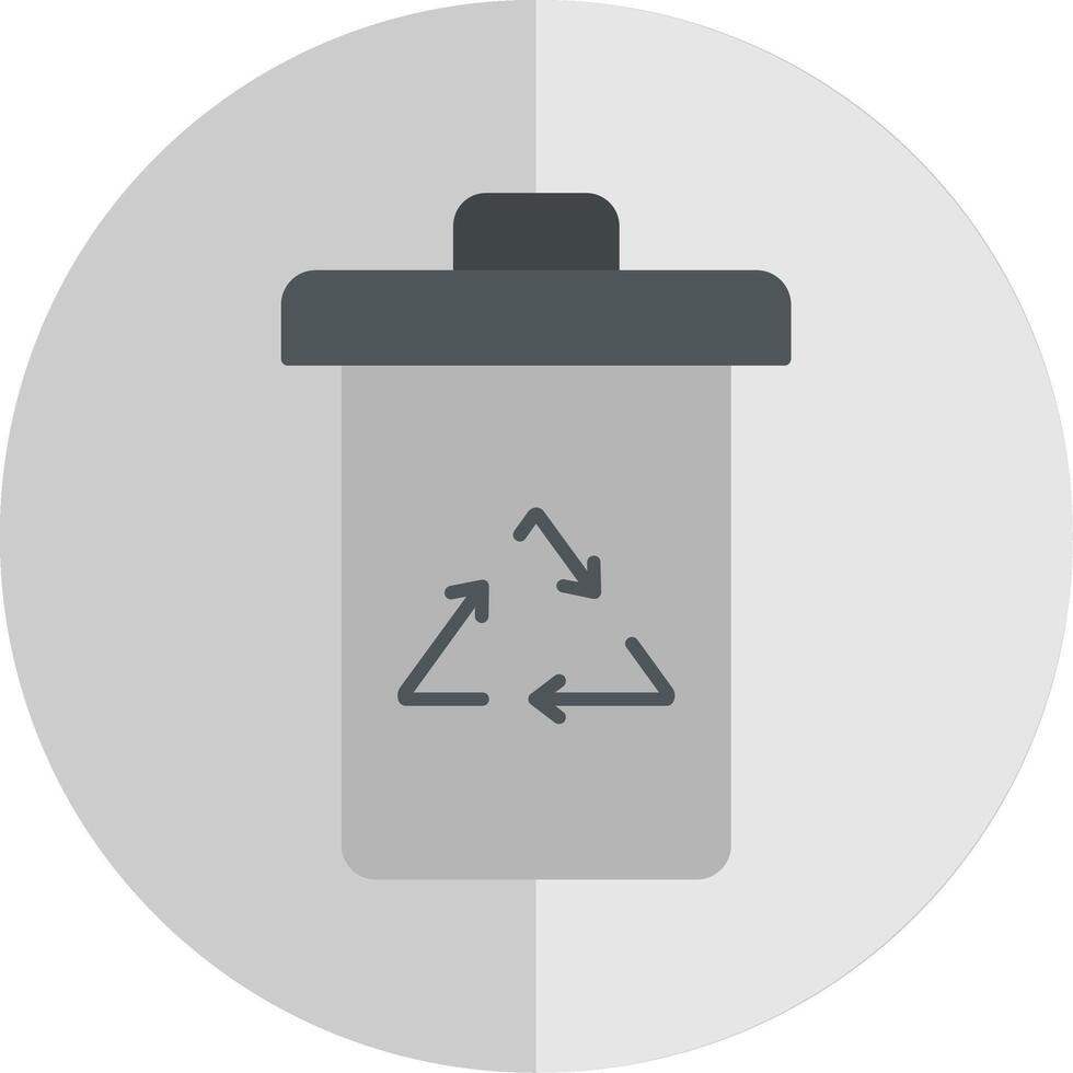 Garbage Flat Scale Icon vector