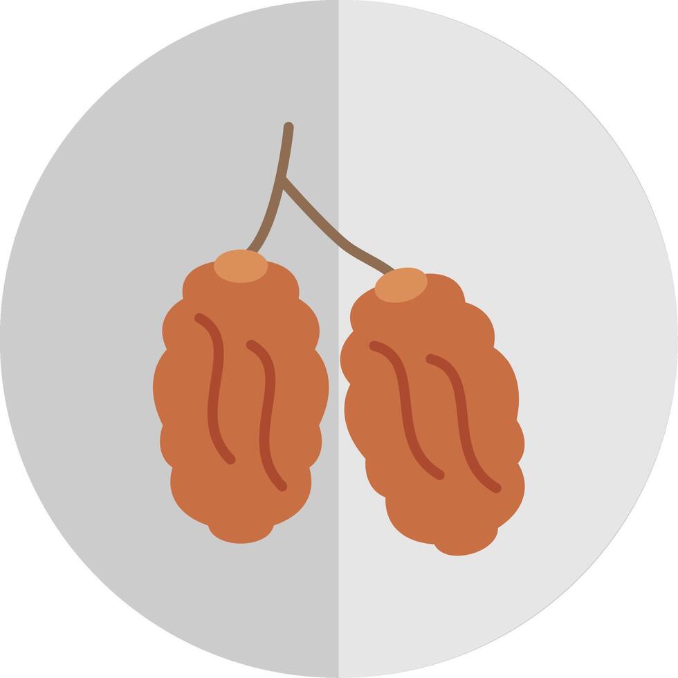 Dates Flat Scale Icon vector